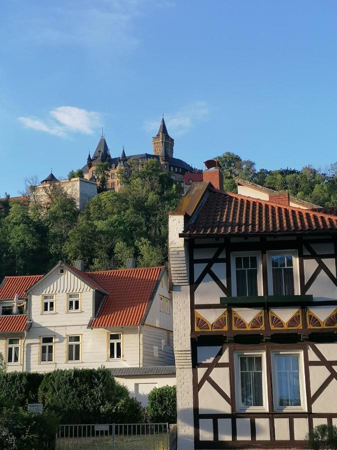 Haus Kreuzberg Mit Schlossblick Apartment Wernigerode Exterior photo